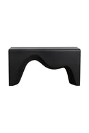 Black Sculpted Indoor/Outdoor Console Table | Splendido Montanus | Oroa.com