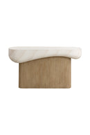 Contract furniture - Travertine Look Indoor/Outdoor Console Table - www.oroatrade.com