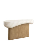 Contract furniture - Travertine Look Indoor/Outdoor Console Table - www.oroatrade.com