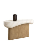 Contract furniture - Travertine Look Indoor/Outdoor Console Table - www.oroatrade.com