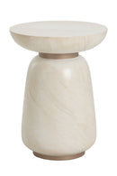 Travertine Look Indoor/Outdoor End Table | Splendido Hali | Oroa.com