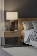Hospitality furniture - Antique Brass Drum Table Lamp - www.oroatrade.com