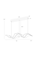 Wave Inspired Chandelier | Splendido Alun | Oroa.com