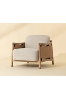 Solid Oak Framed Lounge Chair | Splendido Calloway | Oroa.com