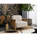 Solid Oak Framed Lounge Chair | Splendido Calloway | Oroatrade.com