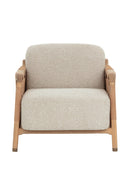 Solid Oak Framed Lounge Chair | Splendido Calloway | Oroa.com