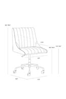 Vertical Stitched Office Chair | Splendido Halden | Oroa.com