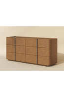 Leather-Look 6-Drawer Dresser | Splendido Jamille | Oroa.com