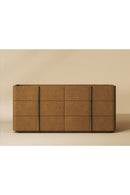 Leather-Look 6-Drawer Dresser | Splendido Jamille | Oroa.com