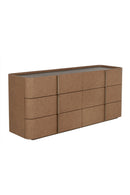 Leather-Look 6-Drawer Dresser | Splendido Jamille | Oroa.com