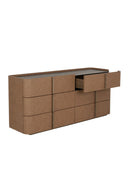 Leather-Look 6-Drawer Dresser | Splendido Jamille | Oroa.com