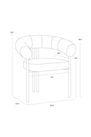 Rounded Back Dining Chair | Splendido Oniva | Oroa.com