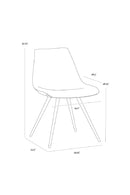Fabric Shell Dining Chair | Splendido Lipa | Oroa.com