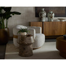 Hospitality furniture - Cream Channeled Swivel Lounge Chair - www.oroatrade.com