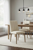 Vertical Channeled Dining Chairs (2) | Splendido Wilbur | Oroa.com