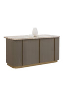 Contract furniture - Marble Top & Wood Base Kitchen Island - www.oroatrade.com