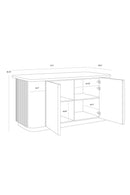 Contract furniture - Marble Top & Wood Base Kitchen Island - www.oroatrade.com