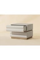 Tiered 2-Drawer Nightstand | Splendido Subira | Oroa.com