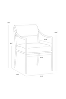 Cream Linen Dining Armchair | Splendido Leticia | Oroa.com