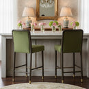 Green Upholstered Counter Stool | Splendido Jeno