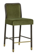 Green Upholstered Counter Stool | Splendido Jeno | Oroa.com