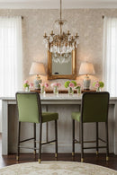 Green Upholstered Counter Stool | Splendido Jeno | Oroa.com