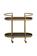 Antique Brass Bar Cart | Splendido Bartlett