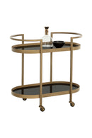 Antique Brass Bar Cart | Splendido Bartlett