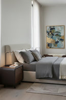 2-Drawer Oak Nightstand | Splendido Koa | Oroa.com