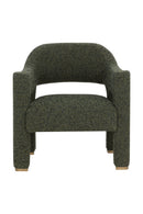 Green Cutout-Back Lounge Chair | Splendido Prisca | Oroa.com