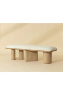 Light Oak Accent Bench | Splendido Hiro | Oroa.com