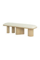 Light Oak Accent Bench | Splendido Hiro | Oroa.com