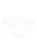 Solid Acacia Wood Dining Table | Splendido Bellona | Oroa.com