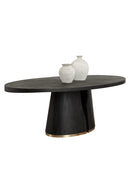 Dual Pedestal Wood Dining Table | Splendido Tasmin | Oroa.com