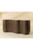 Contract furniture - Solid Oak Sideboard with Travertine Top - www.oroatrade.com