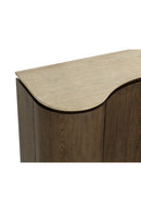 Contract furniture - Solid Oak Sideboard with Travertine Top - www.oroatrade.com