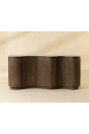 Contract furniture - Solid Oak Sideboard with Travertine Top - www.oroatrade.com