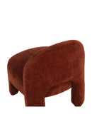 Red Arched-Back Lounge Chair | Splendido Myrtle | Oroa.com