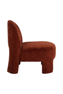Red Arched-Back Lounge Chair | Splendido Myrtle | Oroa.com