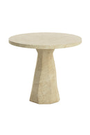 Natural Indoor/Outdoor Travertine Look Bistro Table | Splendido Kliff | Oroa.com