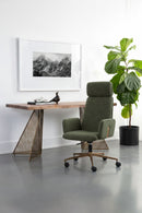 Curved Upholstered Office Chair | Splendido Kalev | Oroa.com