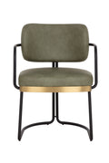 Cantilevered Leather Look Dining Chair | Splendido Jalen | Oroa.com