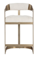 Antique Brass Framed Counter Stool | Splendido Beaumont | Oroa.com