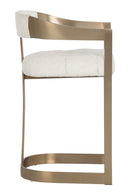 Antique Brass Framed Counter Stool | Splendido Beaumont | Oroa.com