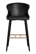 Leather Look Shell Bar Stool | Splendido Evora | Oroa.com