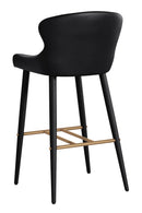 Leather Look Shell Bar Stool | Splendido Evora | Oroa.com