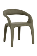 Open-Back Leather Look Dining Chair | Splendido Atika
