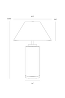 Cylindrical Marble Table Lamp | Splendido Cilla | Oroa.com