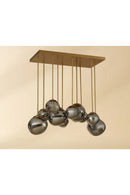 Gray Glass Orbs Chandelier | Splendido Dionis | Oroa.com