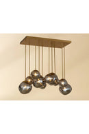 Gray Glass Orbs Chandelier | Splendido Dionis | Oroa.com